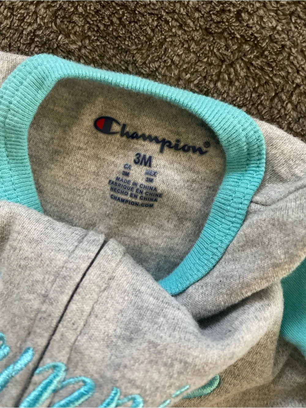 Champion boys bundle footie sleepers 3 months